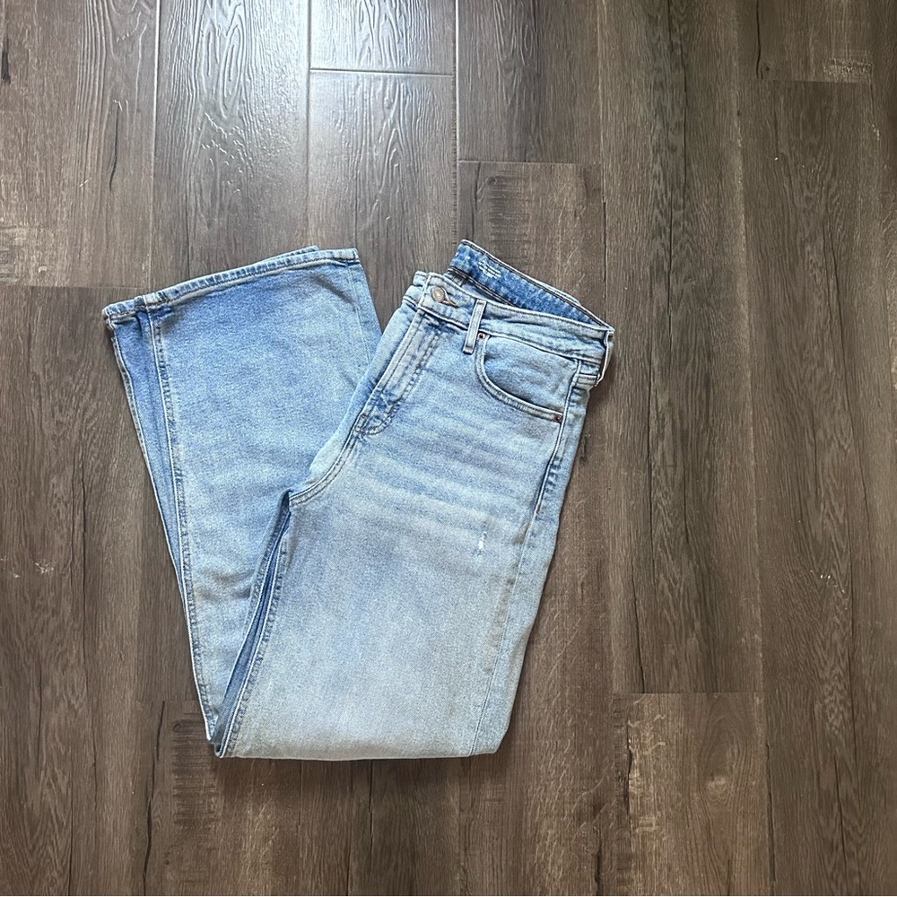 Old Navy Medium Blue Wide Leg Jeans